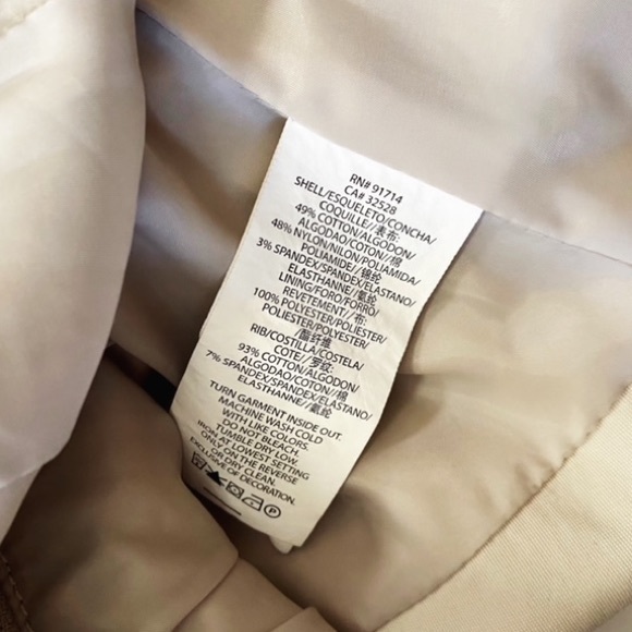 Armani Exchange Khaki Peplum Crop Jacket XS - Picture 11 of 11